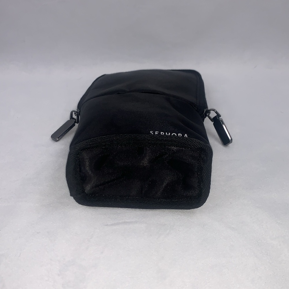 Sephora Makeup Brush Bag Black with Iridescent Interior Stand Up Carrying Case - Picture 8 of 10